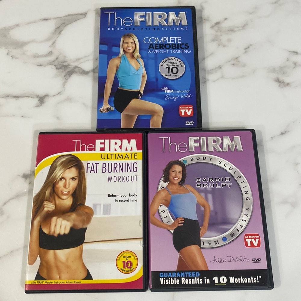 Set of Three The FIRM Workout DVDs
